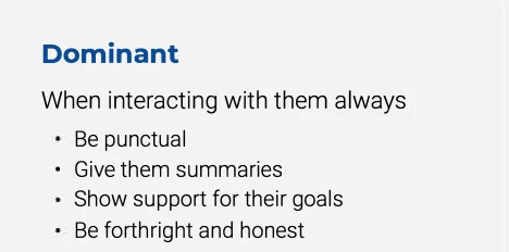 Adapt how you communicate.